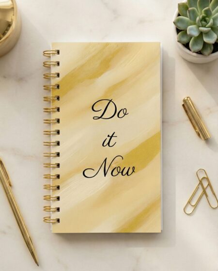 Daily Action Planner Do It Now productivity book